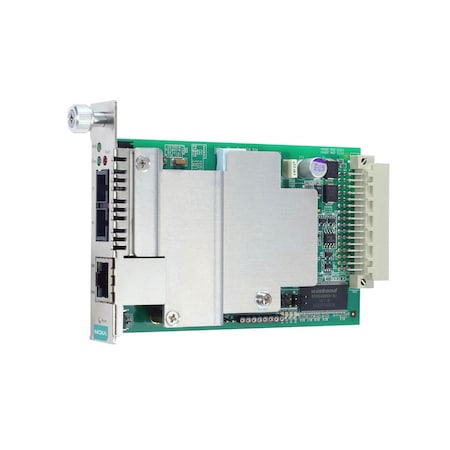 Moxa 10/100Baset To 100Basefx Slide Mgd Module Cnvrter, Wdm-B, Csm-400-1225-T CSM-400-1225-T